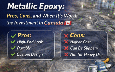 Metallic Epoxy: Pros, Cons, and When It’s Worth the Investment in Canada