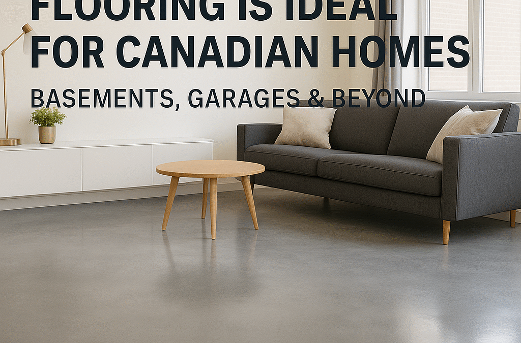 Why Epoxy Flooring is Ideal for Canadian Homes – Basements, Garages & Beyond